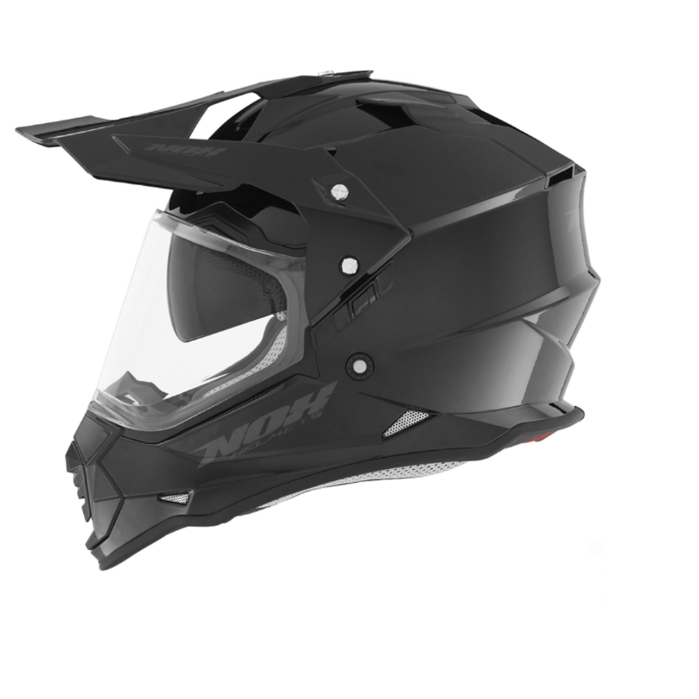 Zatvorena - full face off road kaciga za motor M vel. NOX Trail 632A N312 - Sjajna Crna slika 2