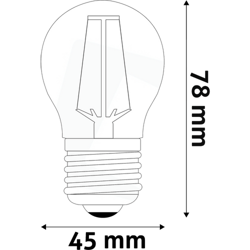 Avide Sijalica, LED 2.5W, E27, 2700K, 360°, 230V AC - Mini Globe 2.5W E27 slika 4