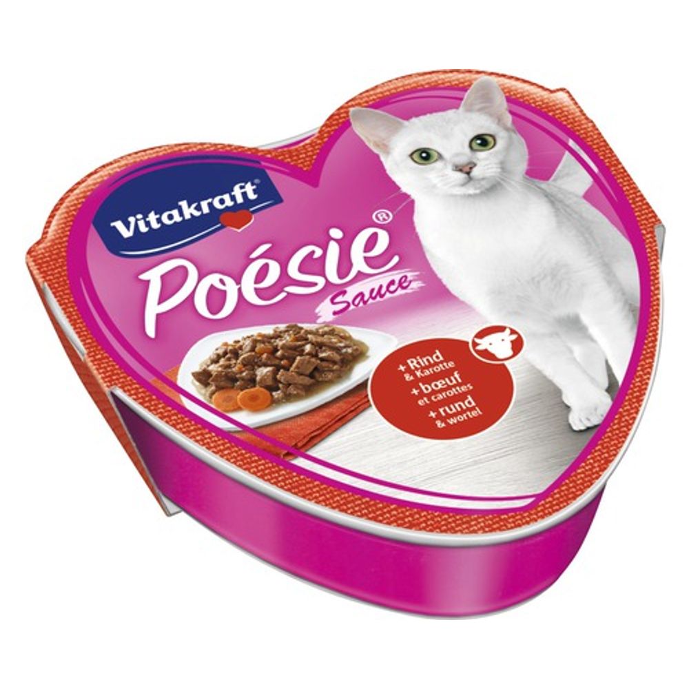 Vitakraft Poesie hrana za mačke govedina sa mrkvom u umaku 85g slika 1