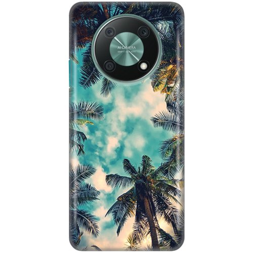 Torbica Silikonska Print Skin za Huawei Nova Y90 Palm tree slika 1