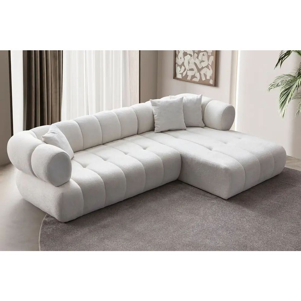 Ugaona Sofa Petra Desna - Bijela slika 3