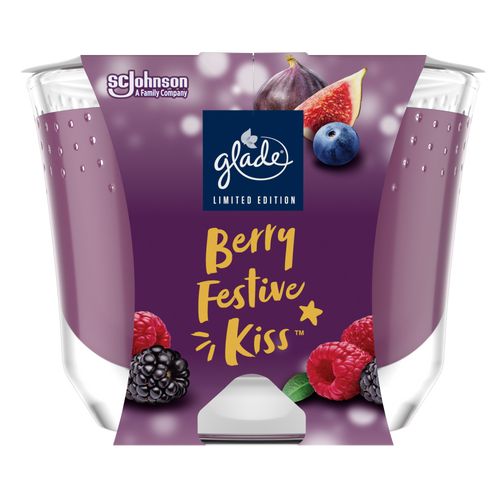 Glade mirisna svijeća Berry Festive Kiss 204g slika 1