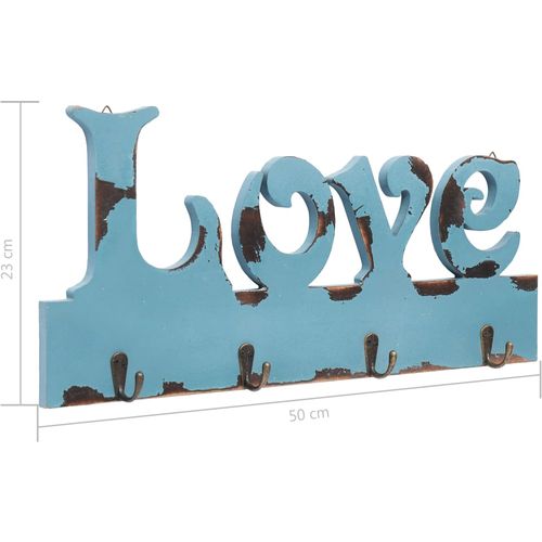 Zidna vješalica za kapute LOVE 50 x 23 cm slika 6