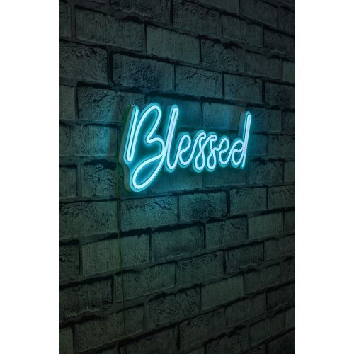 Wallity Ukrasna plastična LED rasvjeta, Blessed - Blue slika 1