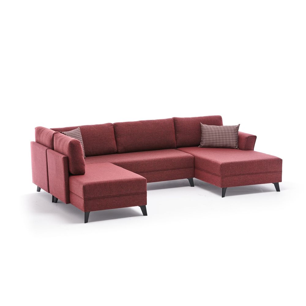 Eris - Kamen Crveni Ugaoni Sofa-Krevet slika 9