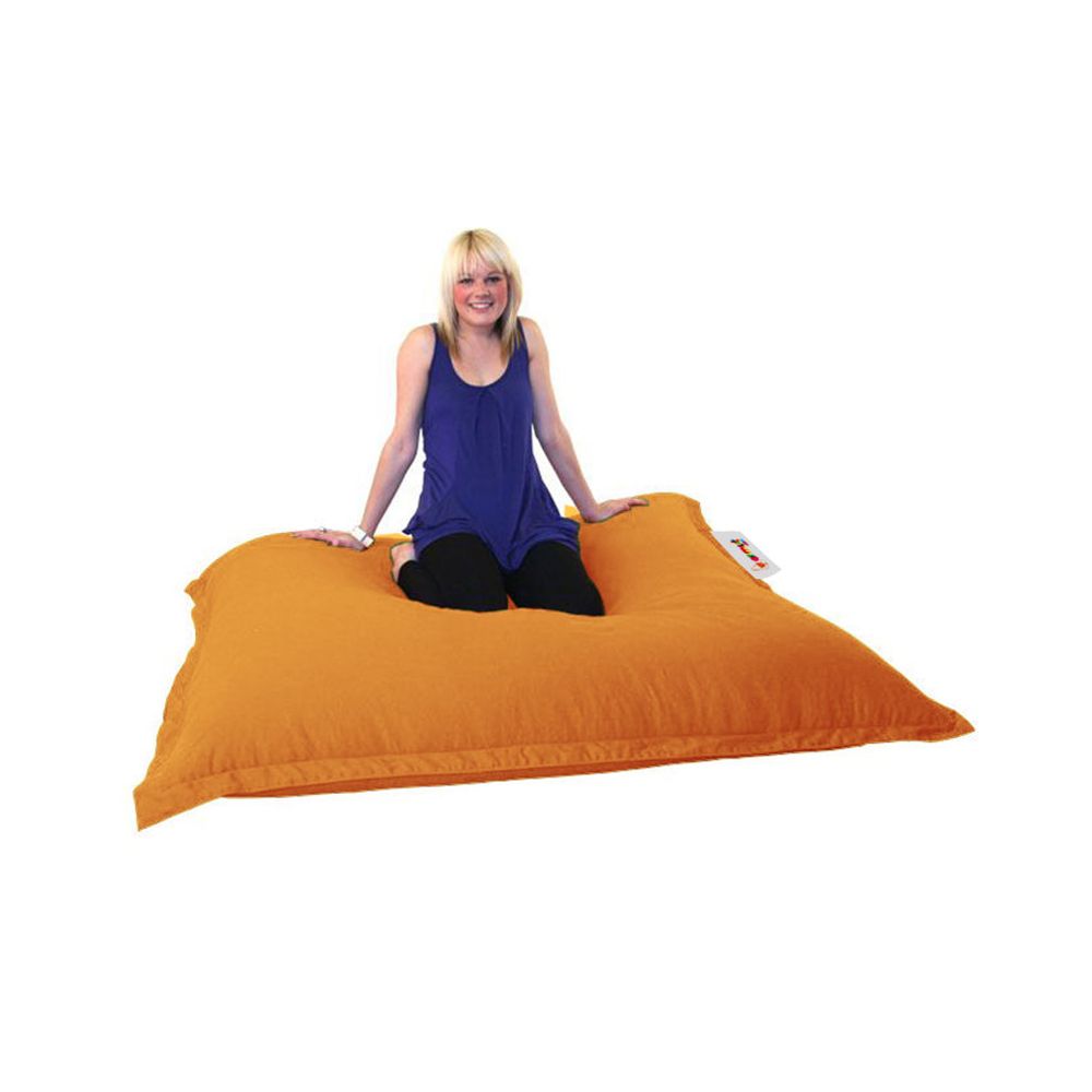 Cushion Pouf 100x100 - Narandžasti Baštenski Jastučić slika 4