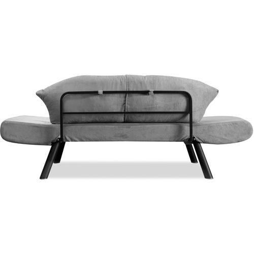 Atelier Del Sofa Dvosjed na razvlačenje, Sivo, Genzo - Grey slika 5