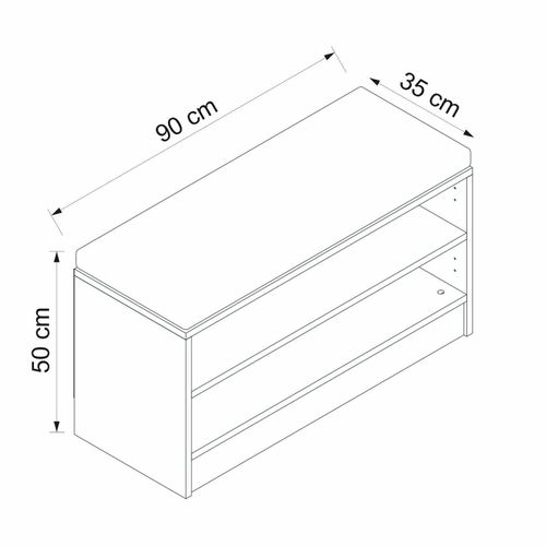 Noah - 8298 Walnut Hall Stand slika 8