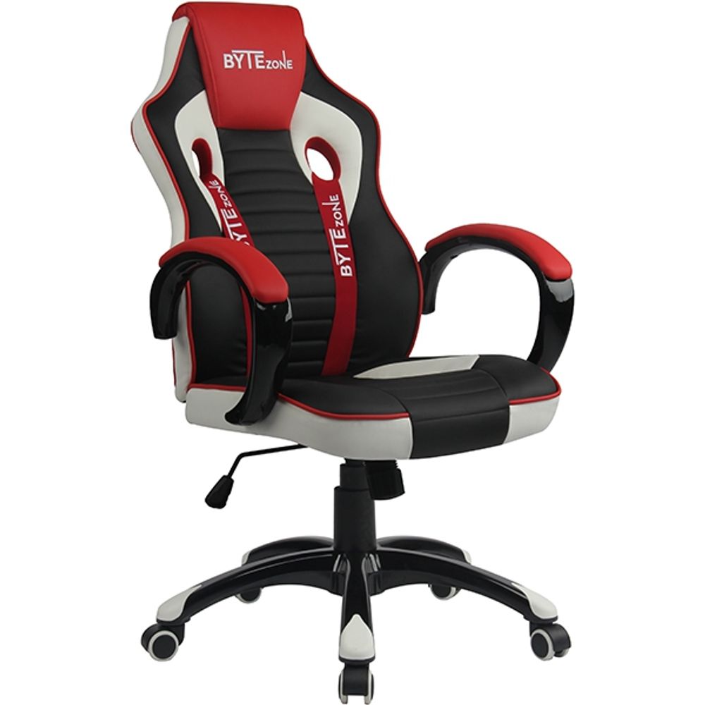 Gaming stolica Bytezone Racer PRO (crno-siva-crvena) slika 2
