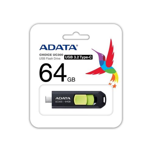 A-DATA 64GB 3.2 ACHO-UC300-64G-RBK/GN crno-zeleni slika 4