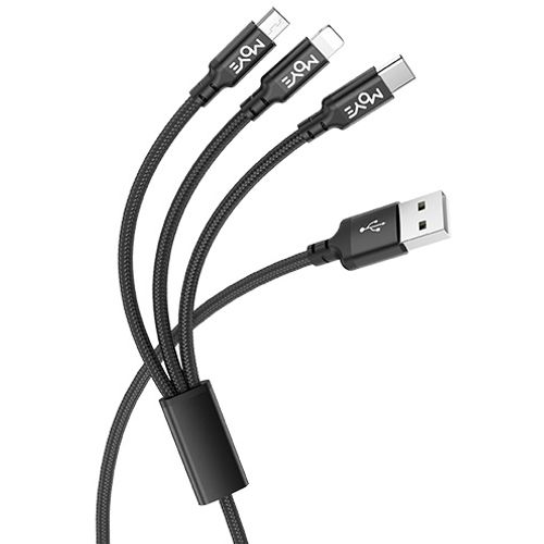 MOYE CONNECT DATA CABLE 3 IN 1 (USB-C/MICRO/LIGHTNING) 1M slika 2