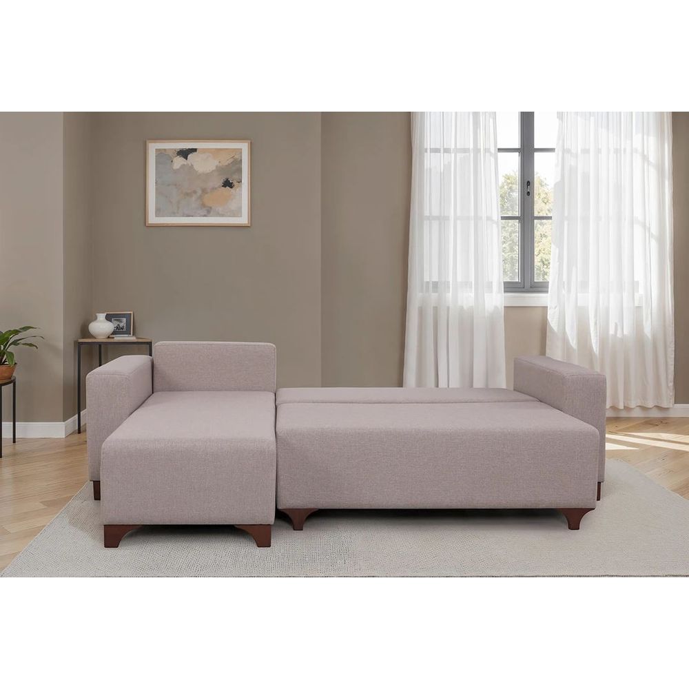 Ugaona Sofa Tloft Mini - boja: krem slika 4