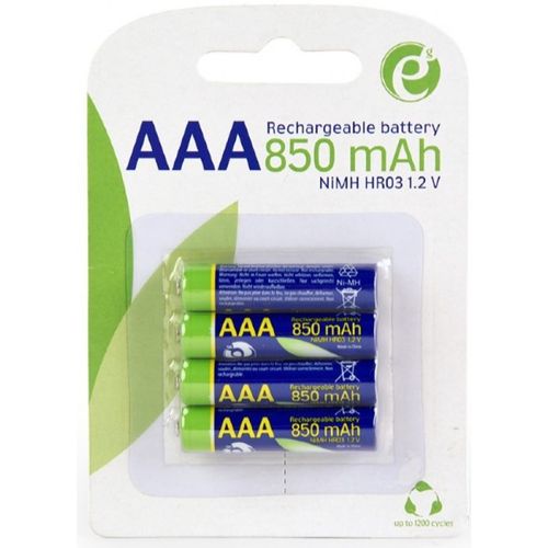 EG-BA-AAA8R4-01 ENERGENIE 850mAh AAA, PAK4 CK, ready-to-use PUNJIVE NiM baterije (rechargeable) slika 1