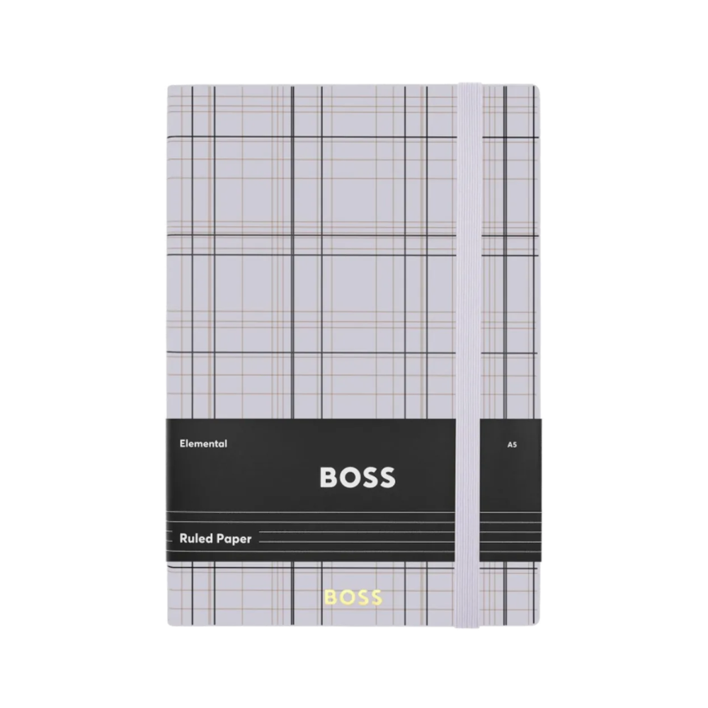 Hugo Boss notes A5 Checkered HNH624WL, lila slika 1