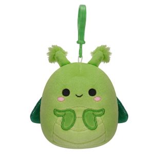 Squishmallows clip-on 9cm - trenton - zelena bogomoljka s blještavim krilima