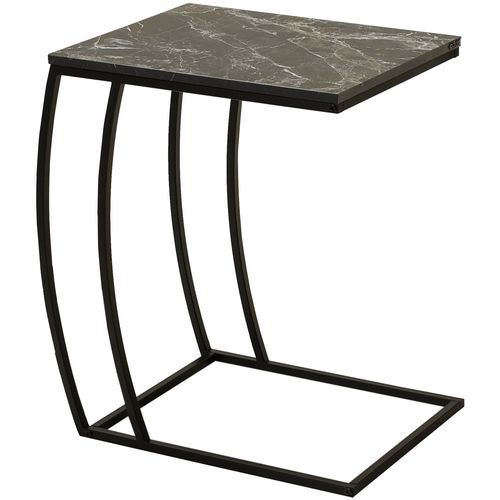 Woody Fashion Pomoćni stol, Crno Mramor, SHP-908-QQ-1 slika 1