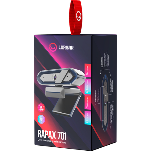 LORGAR Rapax 701, Streaming Kamera, 2K 1080P/60fps, Blue slika 6