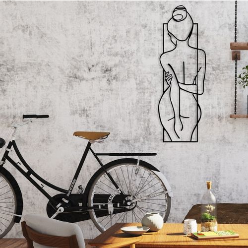 Wallity Female Posture Black Decorative Metal Wall Accessory slika 3