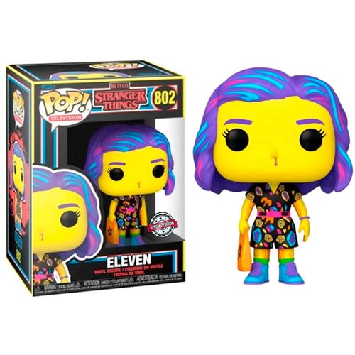 POP figure Stranger Things Eleven in Mall Outfit Black Light Exclusive slika 3