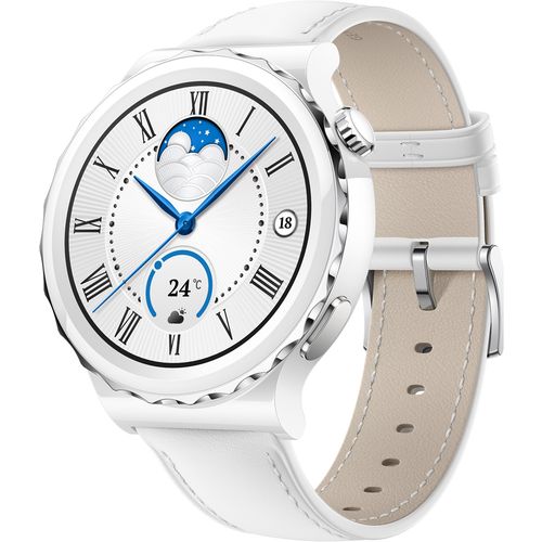 Huawei GT 3 Pro Leather beli pametni sat 43mm slika 1