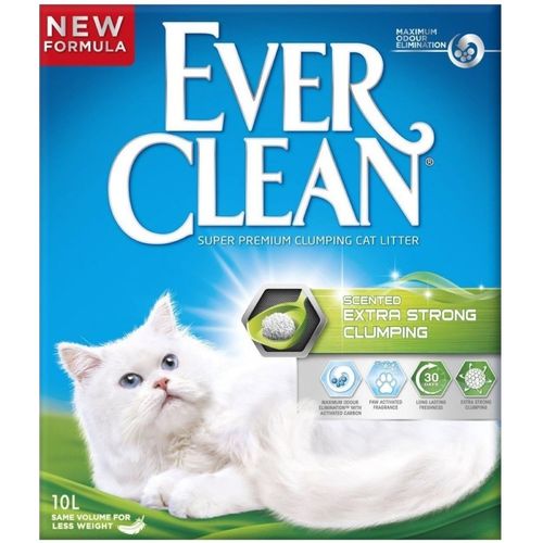 EverClean Extra Strong Scented 10 L, posip za mačke slika 1