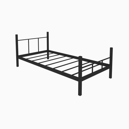 Gentle - 100 x 200 Black Single Bedstead slika 5