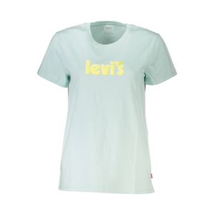 LEVI'S LIGHT BLUE WOMEN'S SHORT SLEEVE T-SHIRT