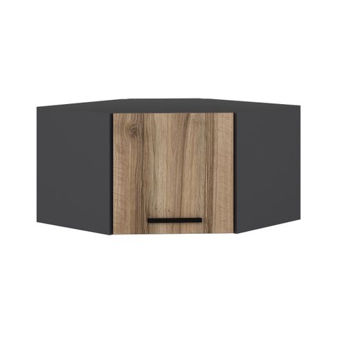 Woody Fashion Zidni ormar, Kale Corner - Anthracite, Dore slika 2