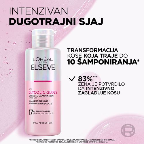 L'Oreal Paris Elseve Glycolic Gloss tretman laminacije slika 2