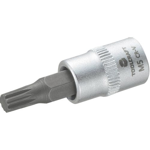 TOOLCRAFT M5 816074 unutarnji nazupčani (XZN) bit za nasadni ključ 5 mm 1/4'' (6.3 mm) slika 1