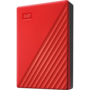 Western Digital WDBPKJ0040BRD-WESN External HDD 4TB, USB3.2 Gen 1 (5Gbps), My Passport, Red