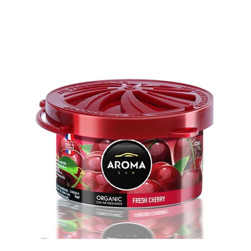 Miris za auto limenka Aroma Organic 40g - Fresh Cherry slika 1