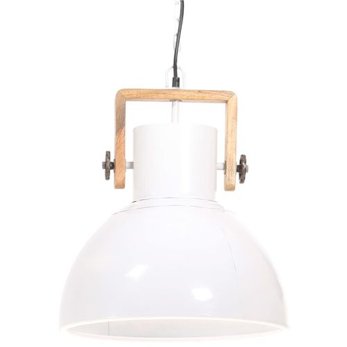 Industrijska viseća svjetiljka 25 W bijela okrugla 40 cm E27 slika 4
