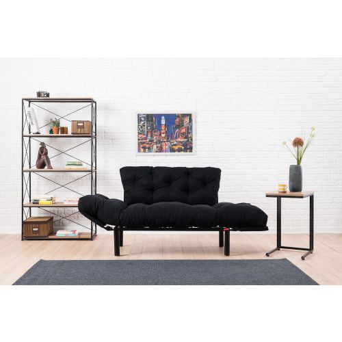 Atelier Del Sofa Nitta - Crni dvosed na razvlačenje slika 7