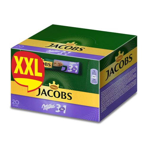 Jacobs kava in milka 3U1 XXL promo 20 komada x 18g  slika 1