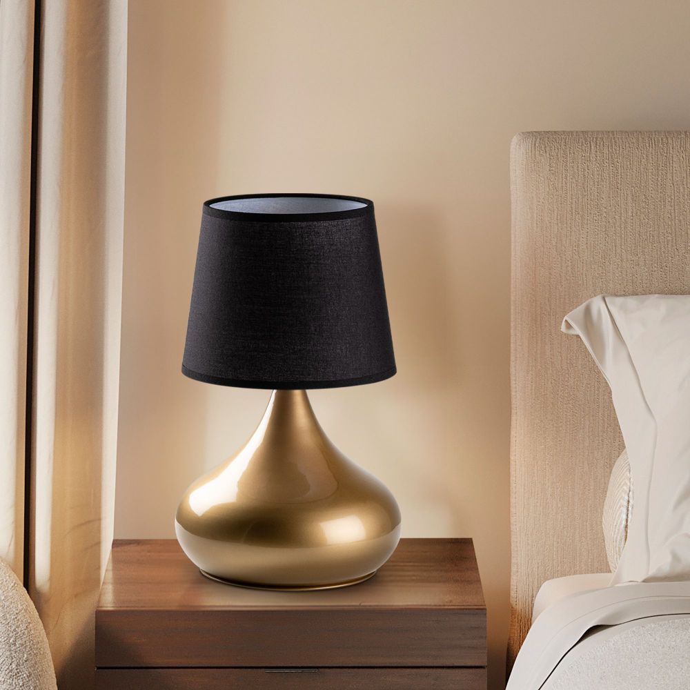 Bulbe - 15464 GoldBlack Stolna Lampa slika 2