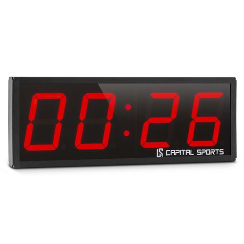 Capital Sports Timer 4 sportski digitalni sat sa štopericom, Crna slika 6