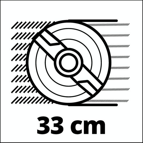 Einhell Akumulatorska kosilica za travu Set GE-CM 18/33 Li (1x4,0Ah) slika 13