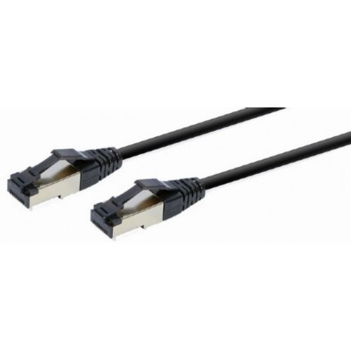 PP8-LSZHCU-BK-0.5M Gembird Mrezni kabl S/FTP Cat.8 LSZH patch cord, black 0.5m slika 2