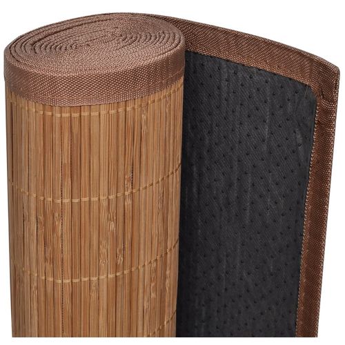Tepih od bambusa u smeđoj boji 80 x 300 cm slika 25