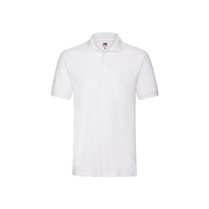 Fruit Of The Loom Polo majica kratkih rukava 170g - Bijela S