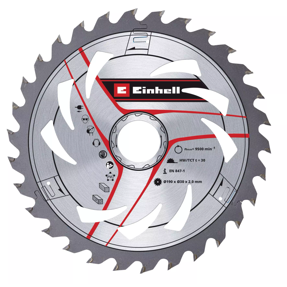 Rezni list TCT 190x30 30T za TE-CS 18/190 Li BL, TC-CS 1400 slika 1