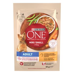 Purina ONE® Adult s okusom piletine, mrkve i mahuna 85g