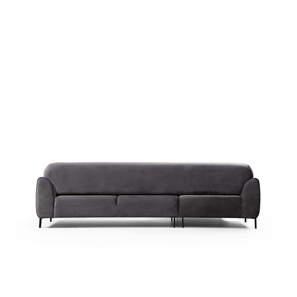 Sofa na razvlačenje - Lijevi kutak (Chl-3R) u antracit boji slika 13