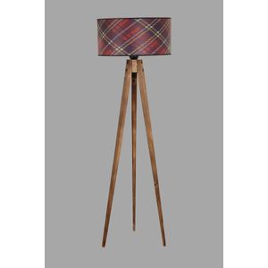 Tripod lambader yanık silindir 03 abajurlu Multicolor Floor Lamp