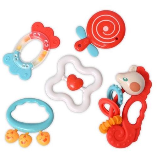 Lorelli Baby Care Glodalica / Zvečka Set (5 kom) slika 1