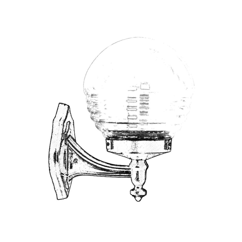 BAP-68175-BSY-M2 Crna Spoljna Zidna Lampa slika 2