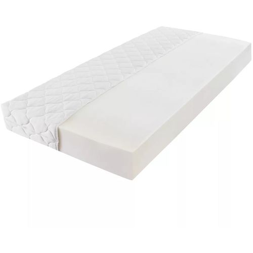 Krevet od umjetne kože sa madracem LED bijeli 140 x 200 cm slika 38
