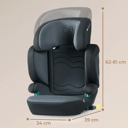 Kinderkraft autosjedalica XPAND 2 i-Size Isofix 100-150 cm, Rocket grey slika 6