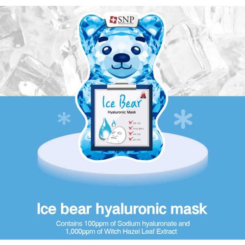 SNP Ice Bear Hyaluronic Mask 33ml sa hijaluronskom kiselinom slika 2